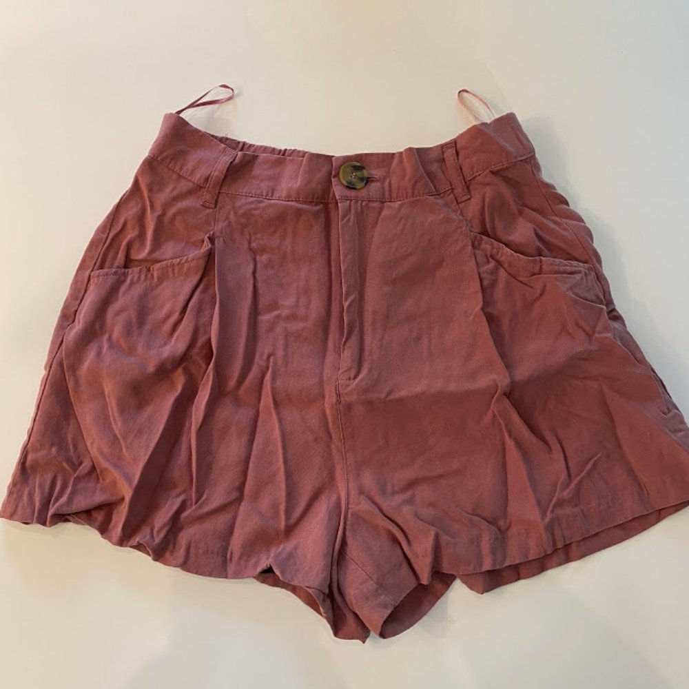 NWOT ZARA Dusty Rose High Waisted Shorts